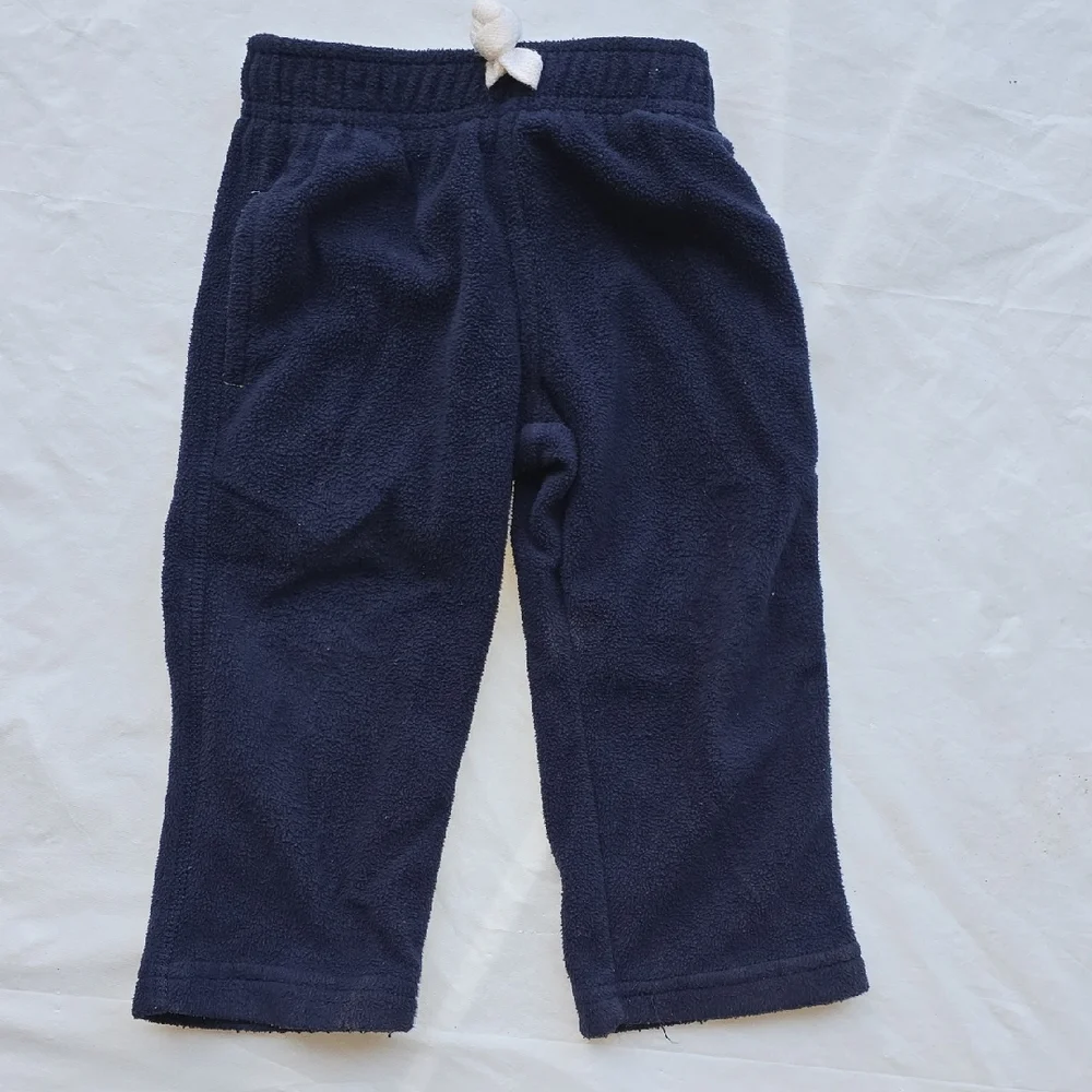 Carters Kids Navy Fleece Sweatpants 18 M